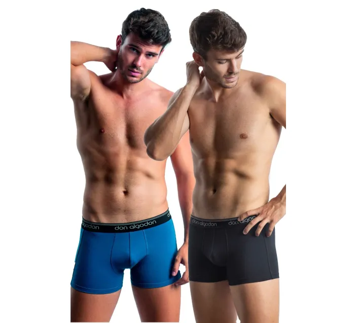 Pack 2 Boxer Cro Algodon Liso